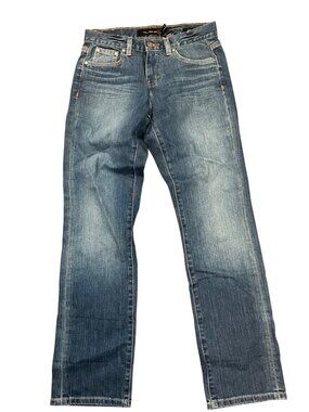 Calvin Klein Jeans Womens Size 2 Lean Fit Denim Jeans Blue Straight Leg